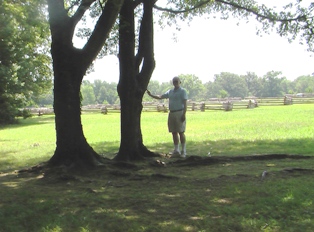 Dr. Art Pitz at Shiloh Military Park